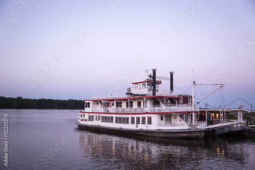 Foto Mark Twain river boat on the MIssissippi