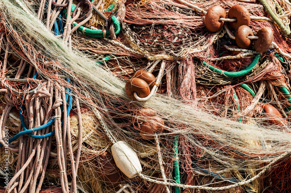 colored fishing net colored fishing net