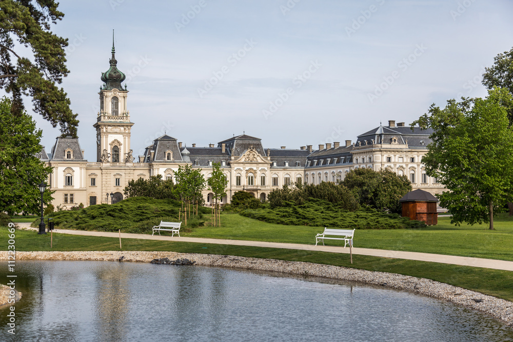 Fototapeta premium Nice castle in Keszthely, Hungary
