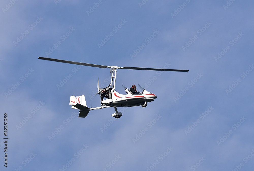 Elicottero ultraleggero Stock Photo | Adobe Stock