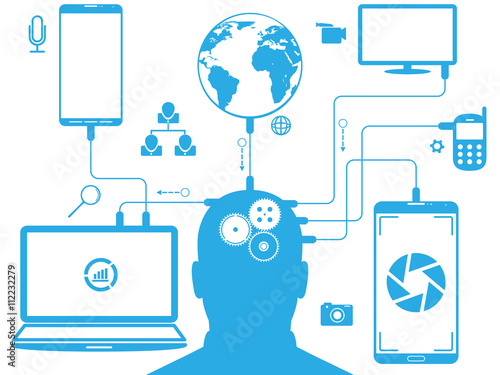 The relationship between man and digital technology