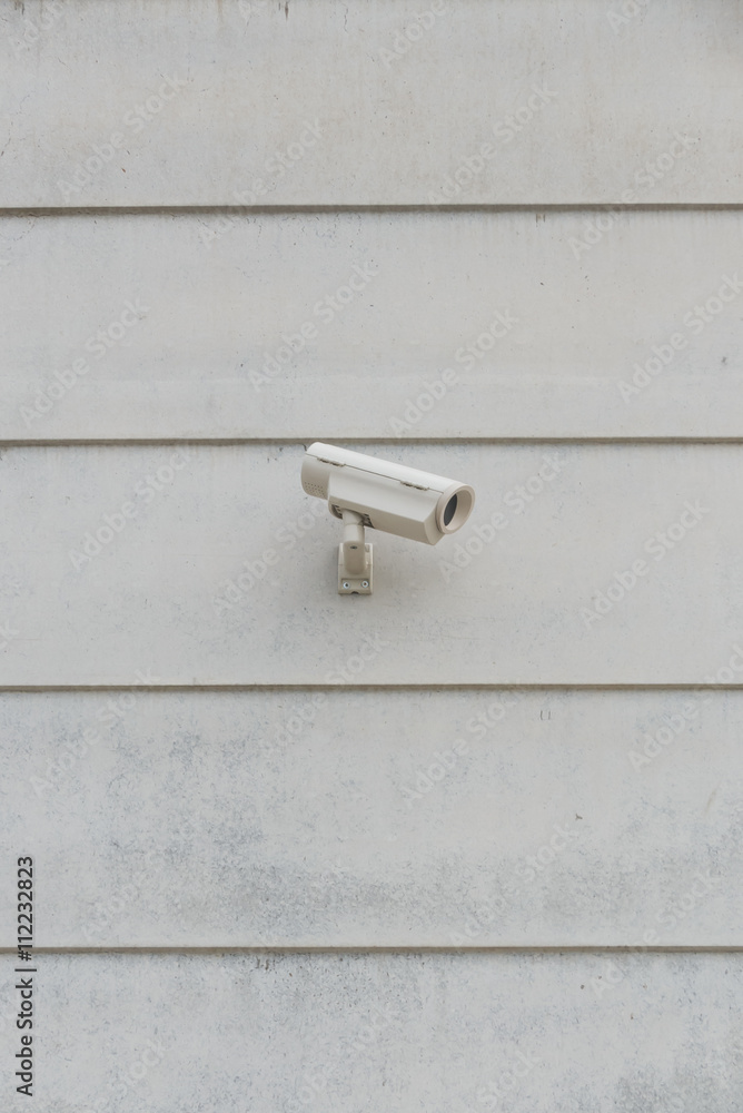 security camera on building security camera on building