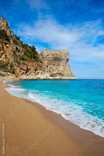 Cala del Moraig beach in Benitatxell of Alicante © lunamarina