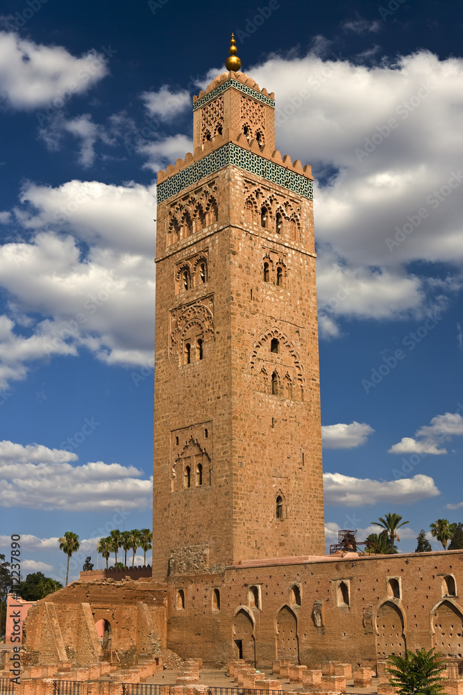 Obraz premium Morocco. Marrakech. Mosque of Koutoubia