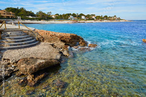 Denia Las Rotas in Mediterranean sea Alicante photo