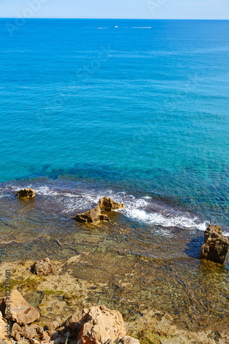 Denia Las rotas beach near Sant Antonio cape photo