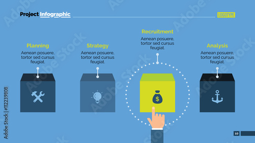Four Elements Chart Slide Template