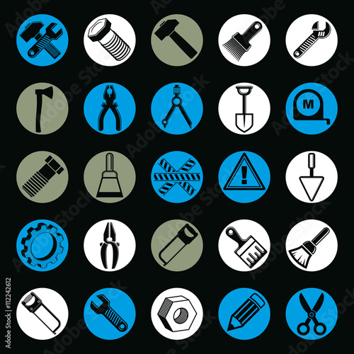 Stylized vector industrial ...