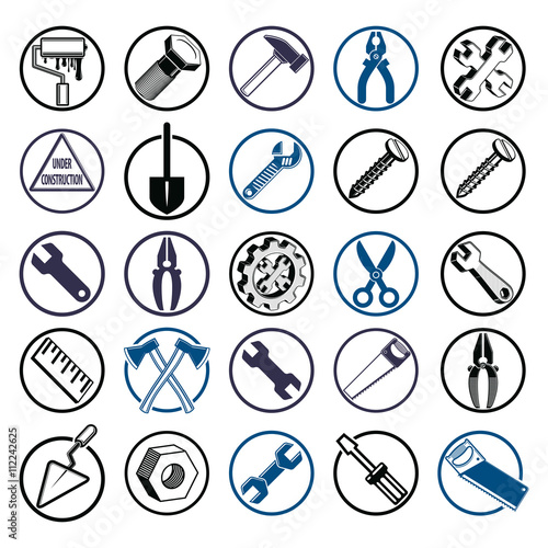 Stylized vector industrial ...