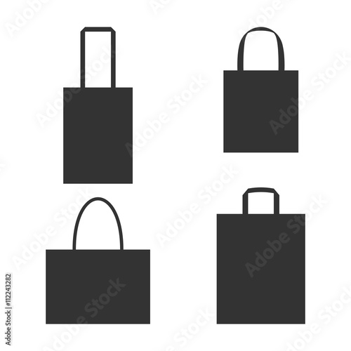 Vector Set of Shopping Bags Icons
