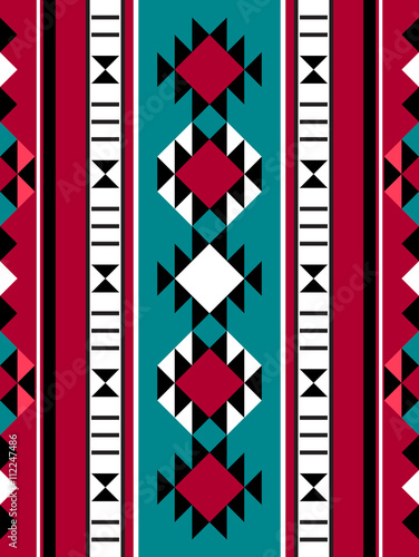 Middle Eastern Rug Pattern From The Arabian Gulf Region