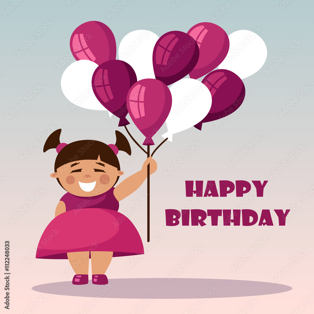 birthday. vector illustration. birthday. vector illustration.
