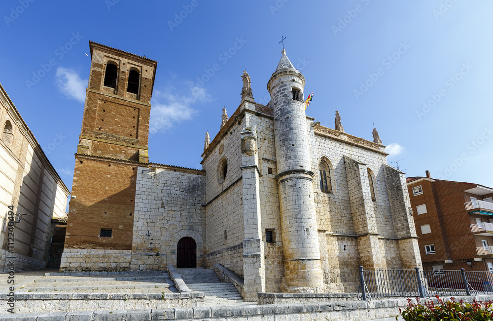 Mun Antolin church in Tordesillas Spain