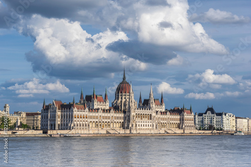 Photography The Hungarian Parliament on the Danube River in Budapest Hungary