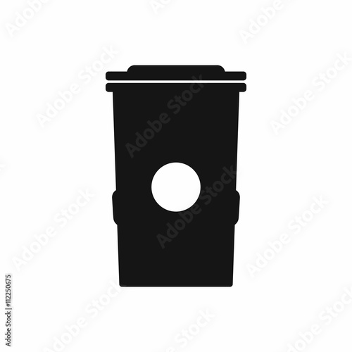 Trash can icon, simple style © ylivdesign