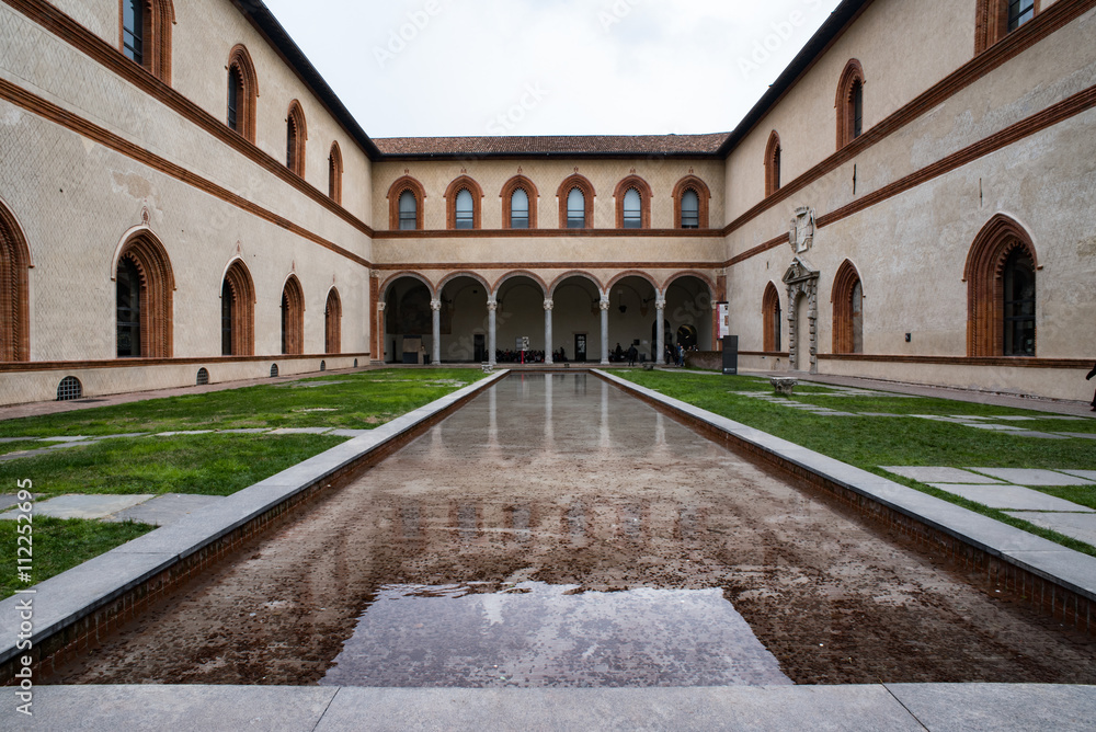 Milano Castello Sforzesco: corte ducale