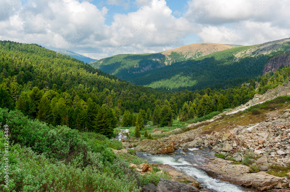 Landscape view in respublic Altay