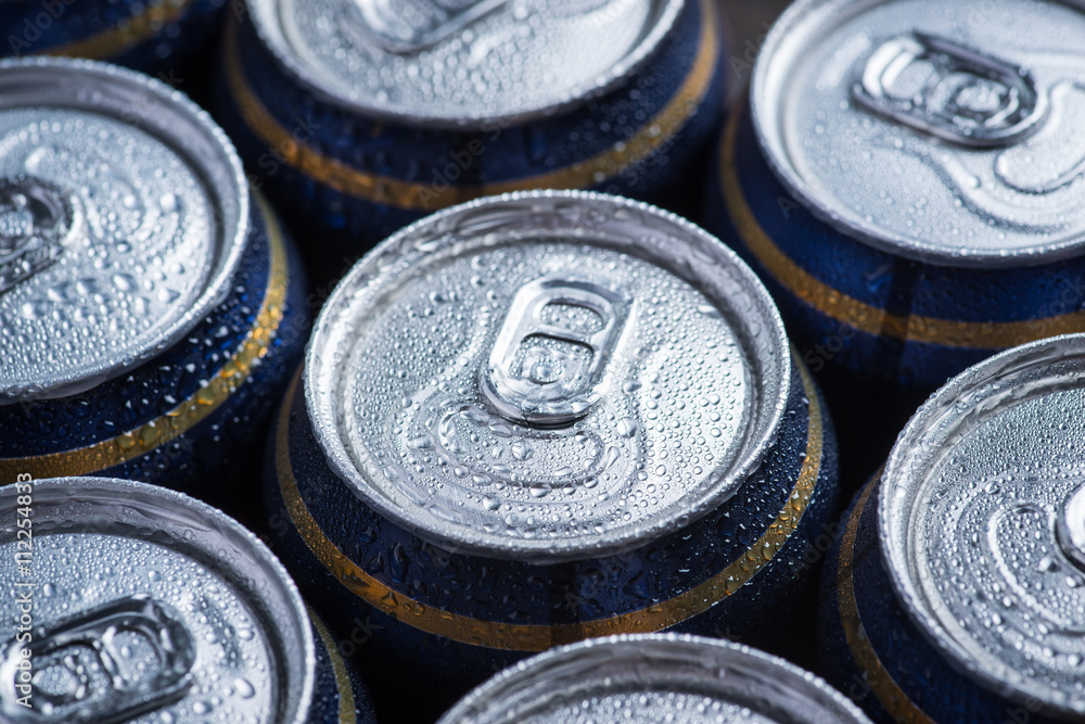 Silver color fresh and cold beer can tops Silver color fresh and cold beer can tops