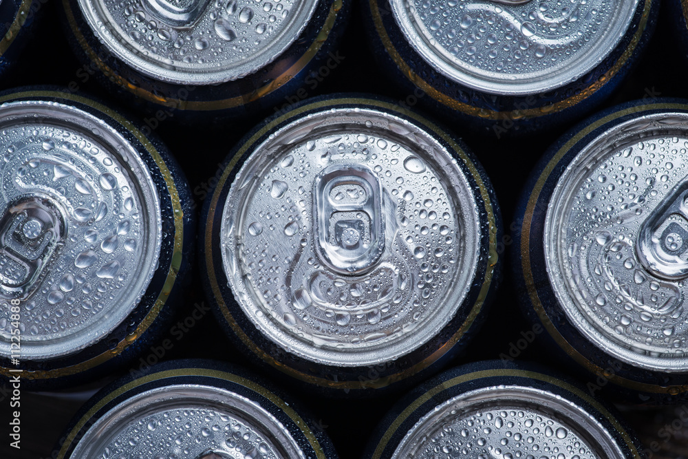 Silver color fresh and cold beer can tops Silver color fresh and cold beer can tops