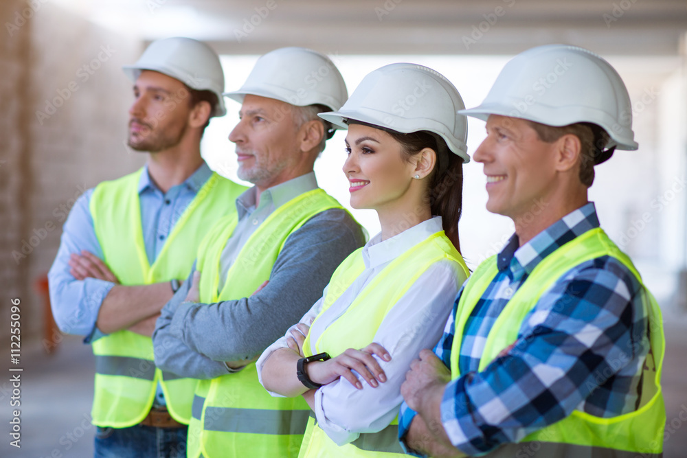Construction workers. Best team Construction workers. Best team
