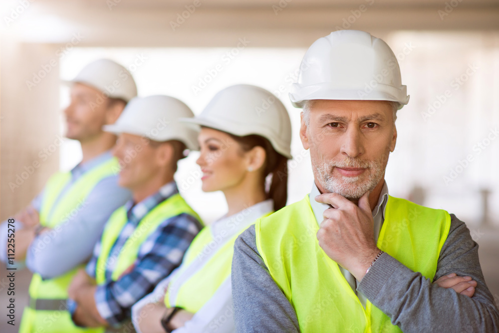 Construction workers. Best team Construction workers. Best team