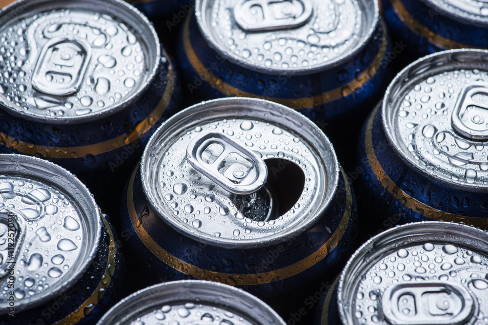 Silver color fresh and cold beer can tops Silver color fresh and cold beer can tops
