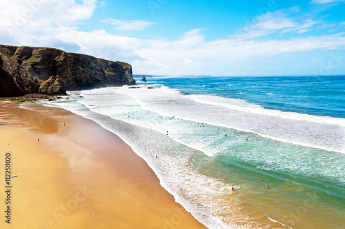 Photography Aerial from surfing on Arrifana in Portugal