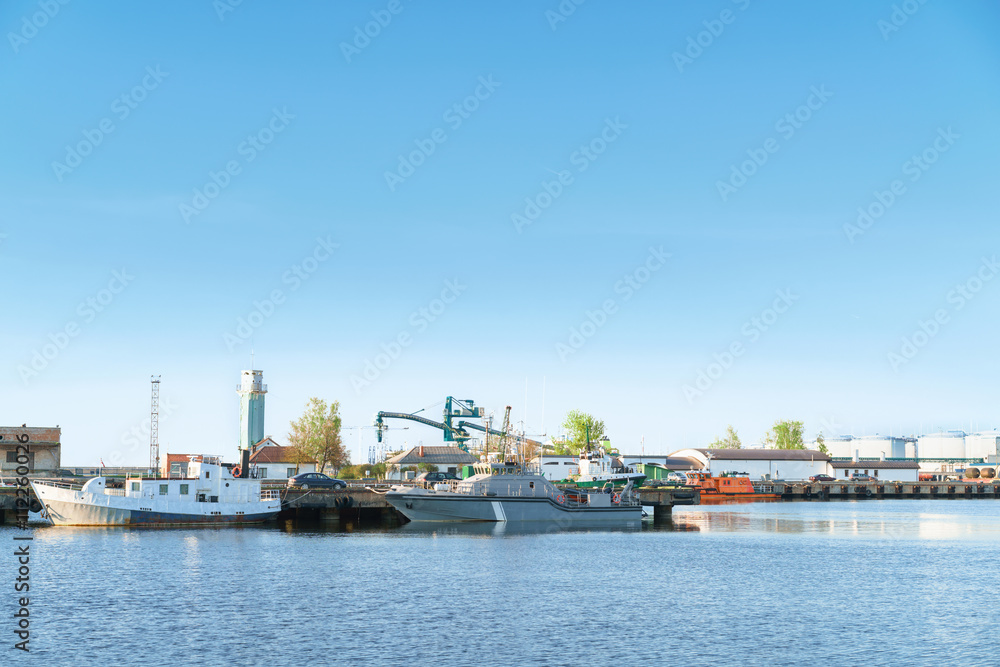 Boats at Marina in Ventspils