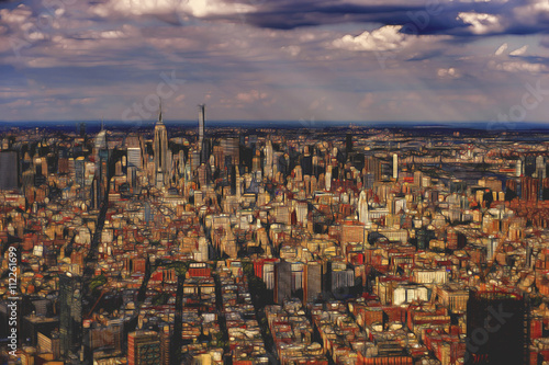 Aerial view of New York City © Dan Kosmayer