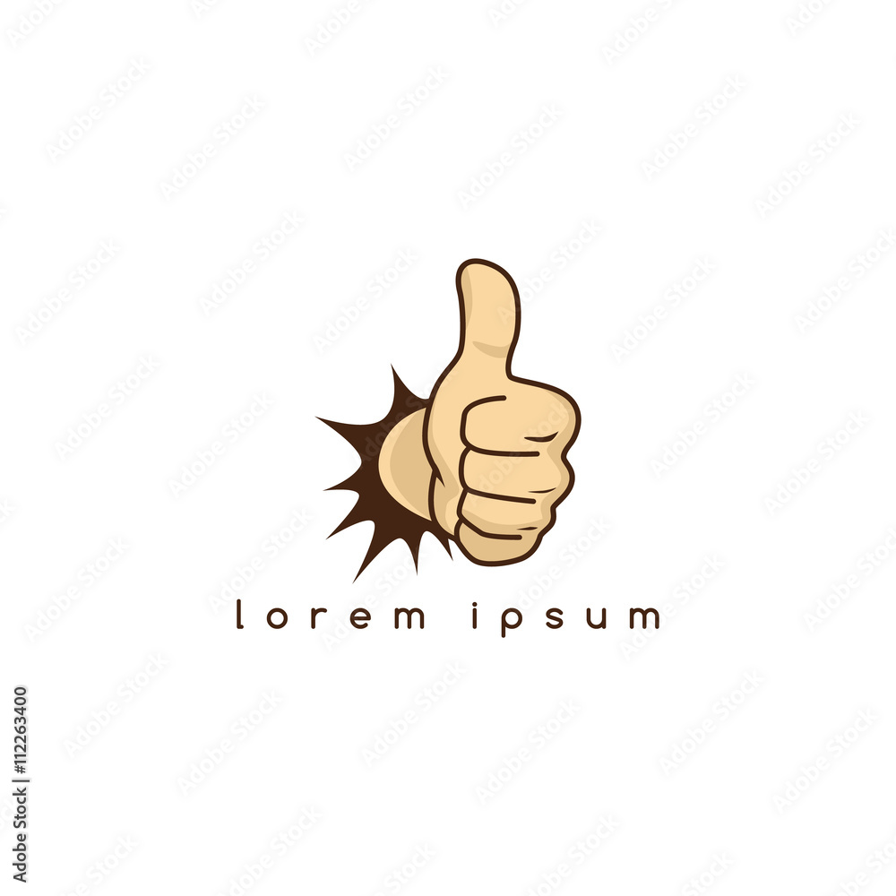 thumb up hand sign gesture cartoon theme thumb up hand sign gesture cartoon theme