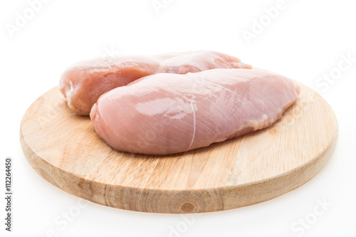 Raw fresh chicken meat