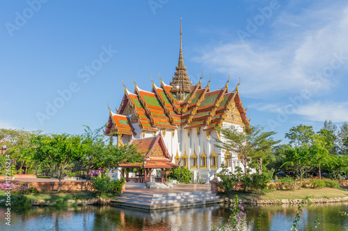 The Dusit Maha Prasat in the Ancient Siam