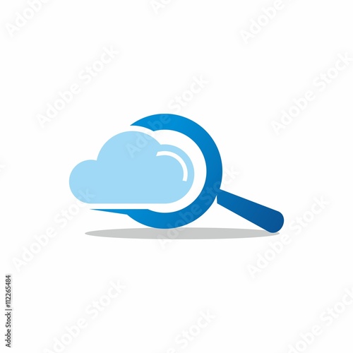 Search vector logo icon