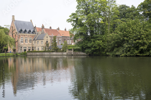 Bruges  Belgium  Minnewater lake