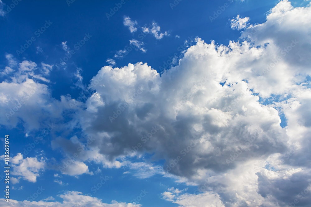 Fototapeta premium Clouds with blue sky