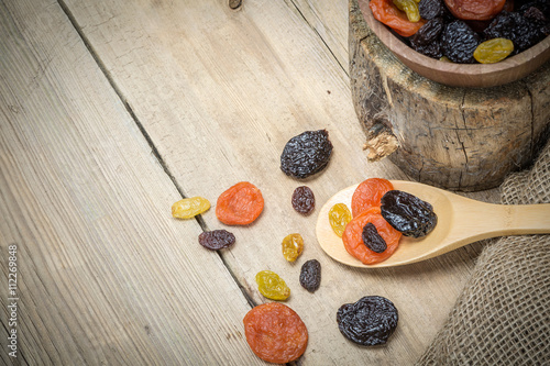 Fototapeta Naklejka Na Ścianę i Meble -  Still life with dried fruits