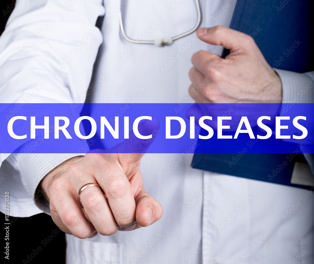 technology, internet and networking in medicine concept - medical doctor presses chronic diseases button on virtual screens. Internet technologies in medicine technology, internet and networking in medicine concept - medical doctor presses chronic diseases button on virtual screens. Internet technologies in medicine
