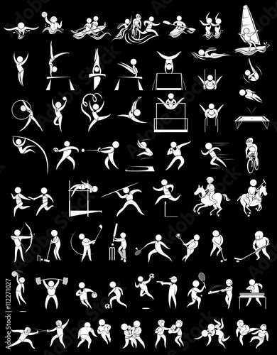 Sport icons for many sports