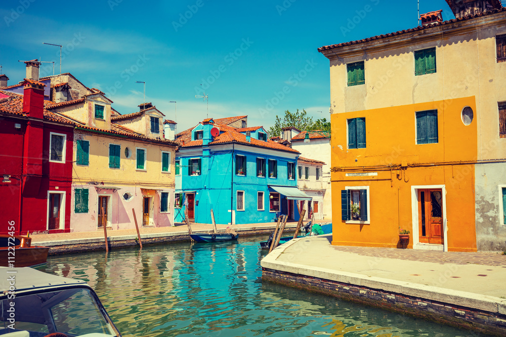 Burano Island near Venice, Italy