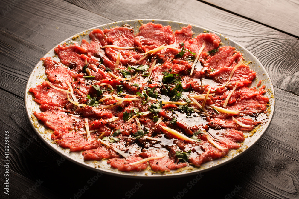 Carpaccio of beef Carpaccio of beef