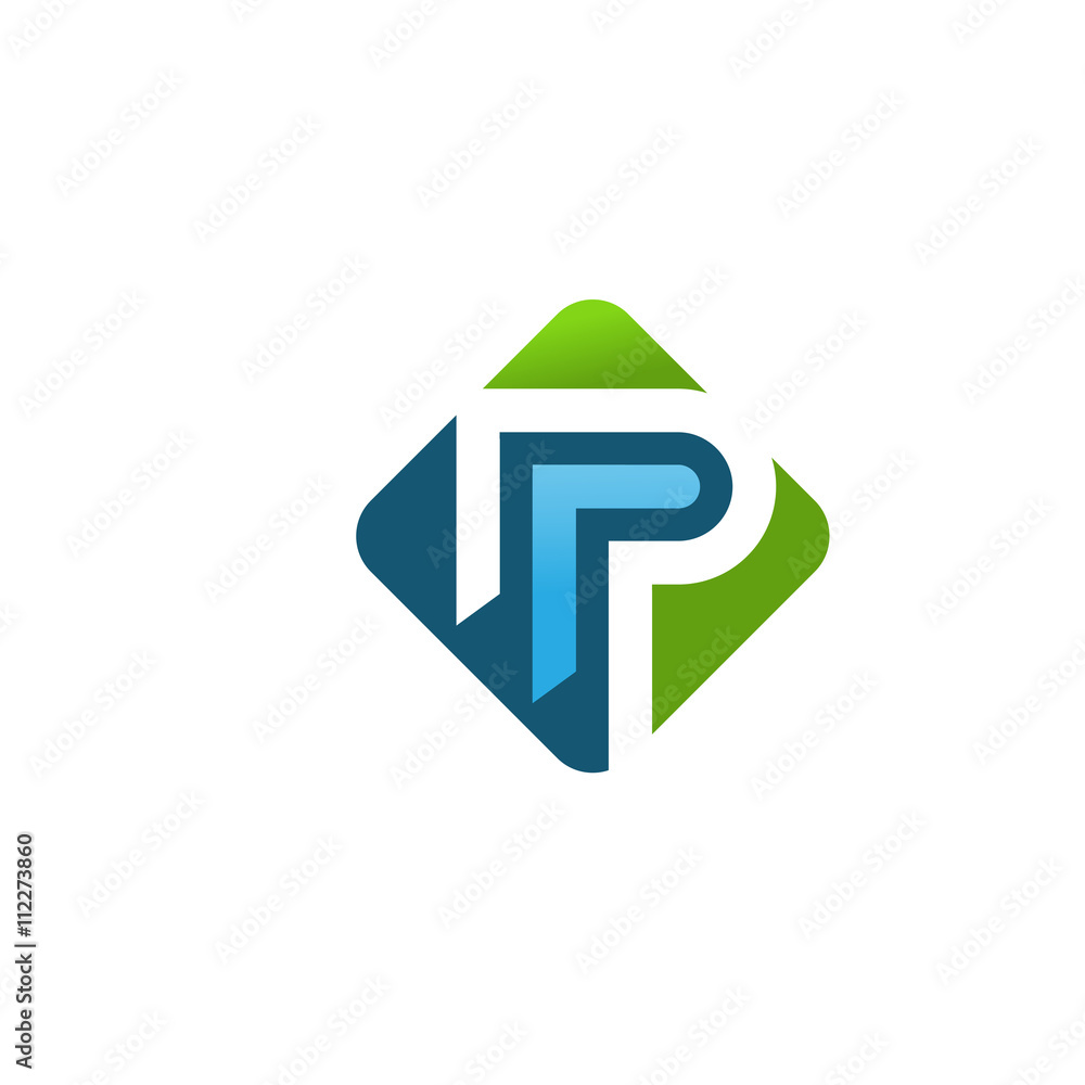 elegant strong corporate letter P logo concept elegant strong corporate letter P logo concept