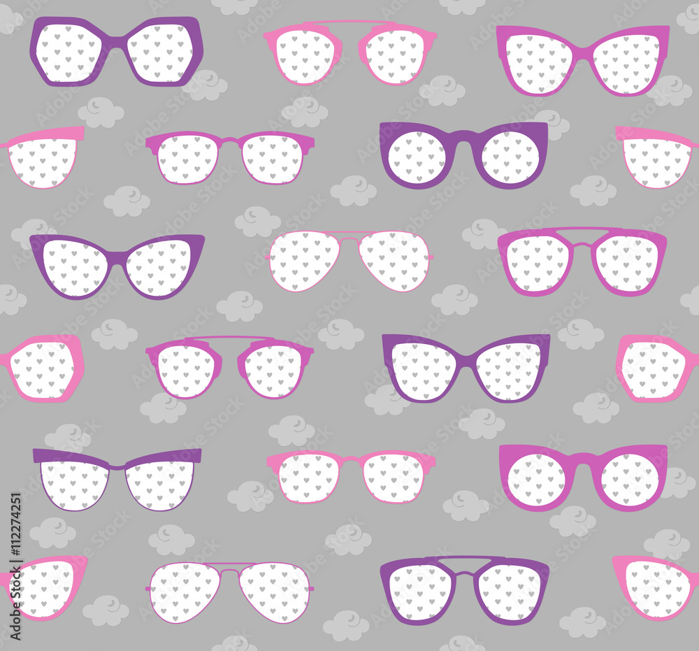 pink and purple sunglasses summer pattern pink and purple sunglasses summer pattern