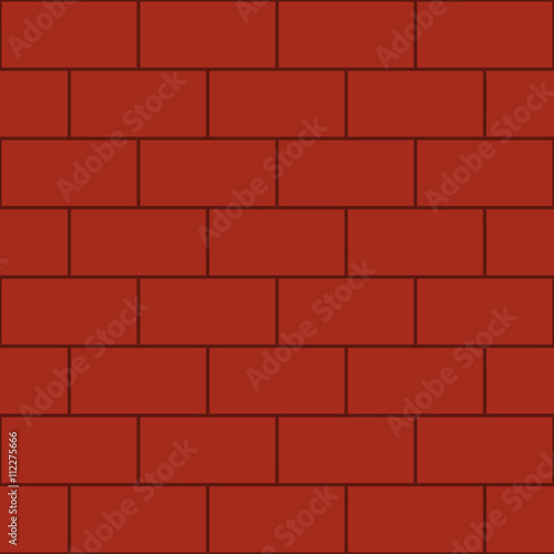 Red Brick Wall Seamless Vec...