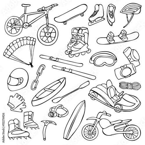 Extreme doodle set