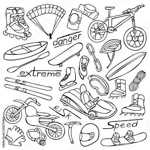 Extreme doodle set