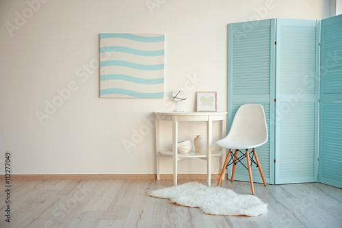 Modern room design interior