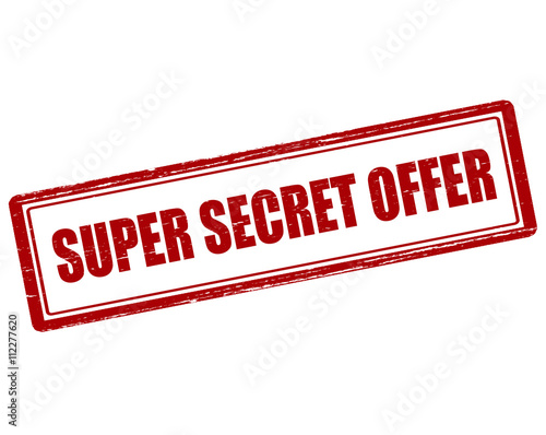 Super secret offer