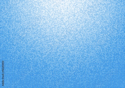 Blue Mosaic Tile Background #Vector Graphic