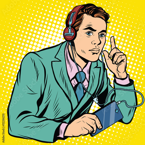 Retro radio operator