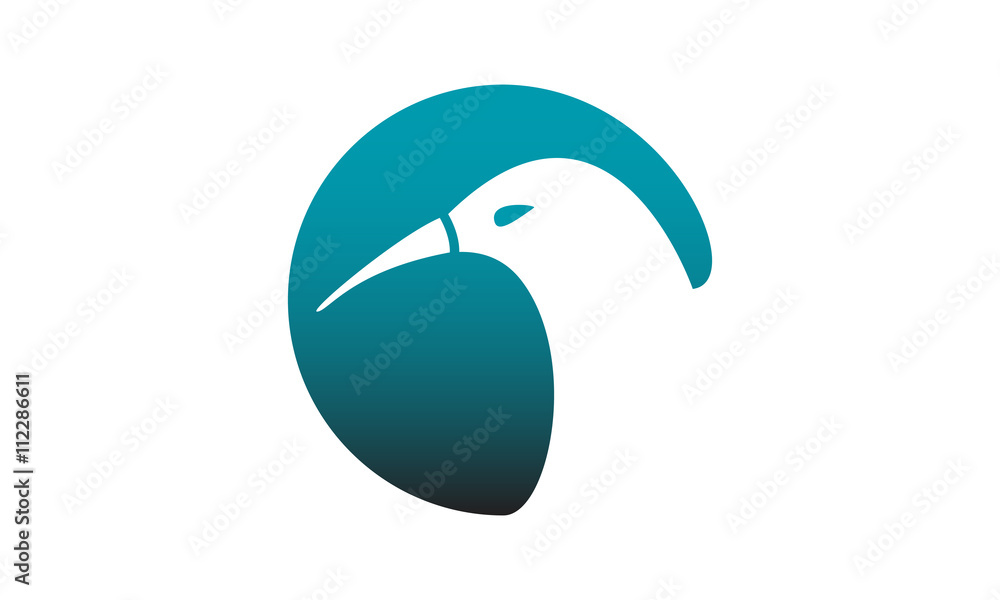 Naklejka premium Bird Logo Design